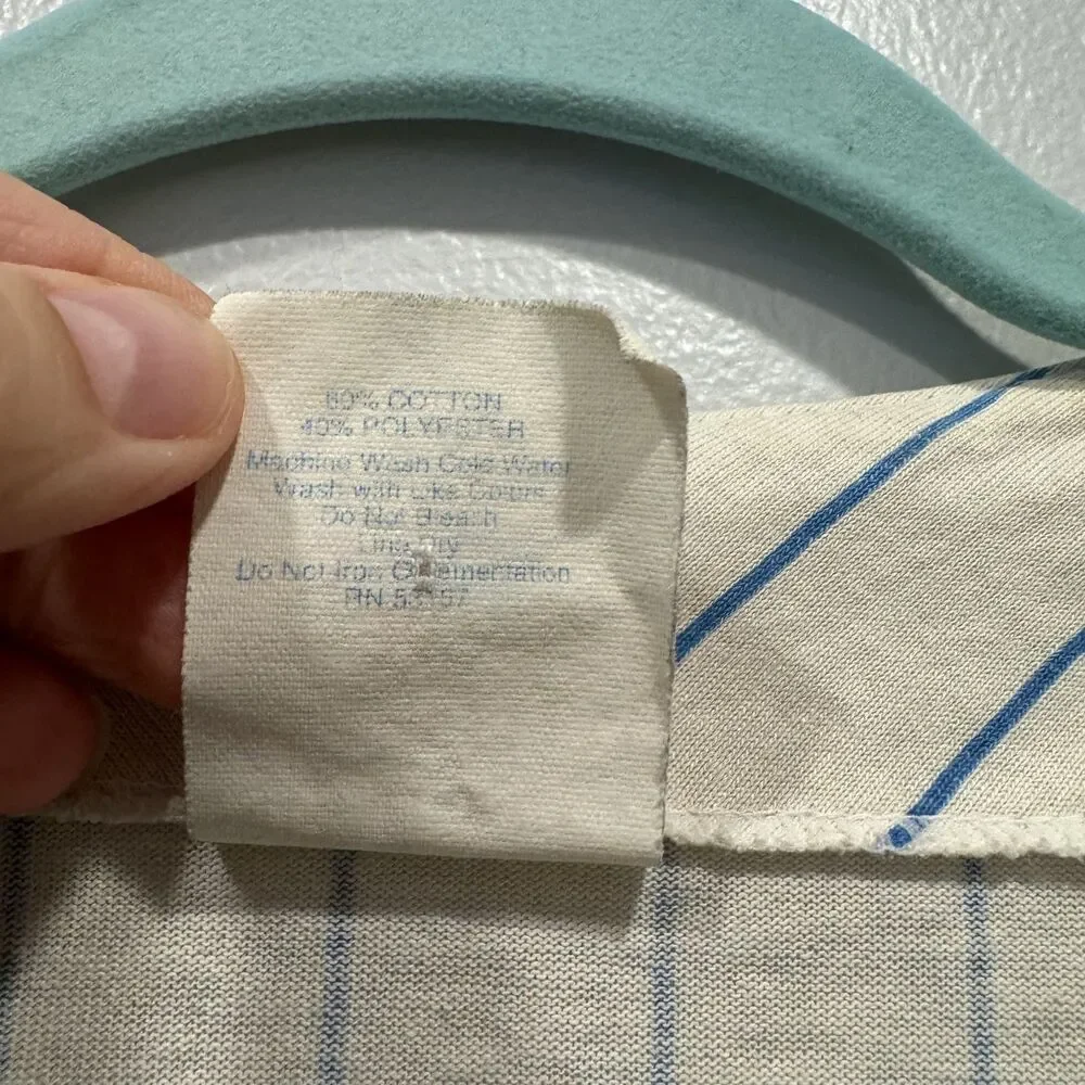 Vintage Majestic Chicago Cubs 90s Blank Pinstripe Baseball Jersey Mens sz XL - Picture 6 of 10